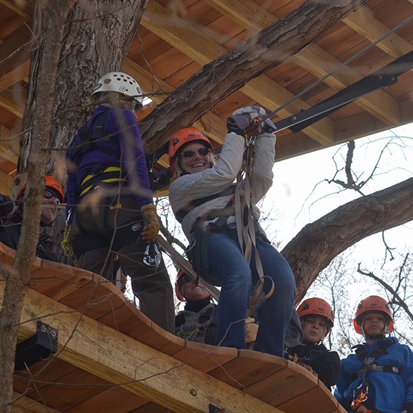a person sitting on top of a ramp